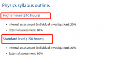 IB物理SL和HL都考什么，學(xué)什么，SL和HL有哪些區(qū)別？