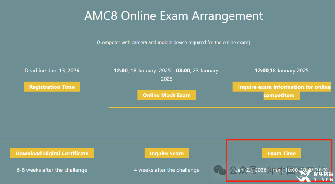 26年AMC8競(jìng)賽怎么備考?暑期110小時(shí)拿下前1%，犀牛課程安排來(lái)啦~